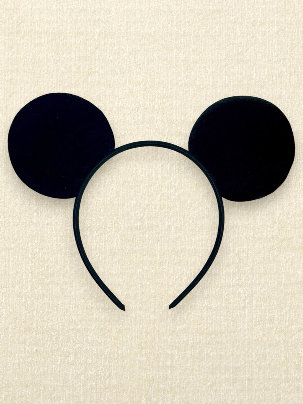 Black Velvet Bow-Free Mickey Ears | Disney-Inspired Minnie Mouse Ears Headband